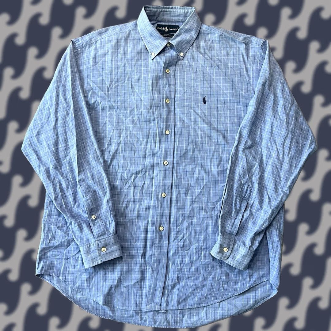 Polo Ralph Lauren VINTAGE Polo Ralph Lauren Shirt Mens XL Beige