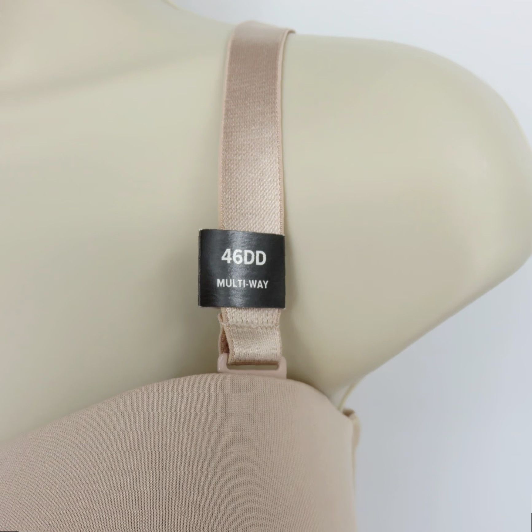 Torrid Torrid Bra Balconette 46DD Plus Size Beige Multiway Lined Underwire NEW Womens Size ONE SIZE - 6 Thumbnail