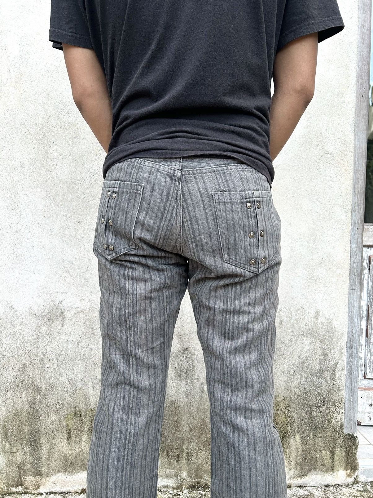 semanticdesign Vintage Flared Denim Semantic Design Stripe Size US 28 / EU 44 - 5 Thumbnail