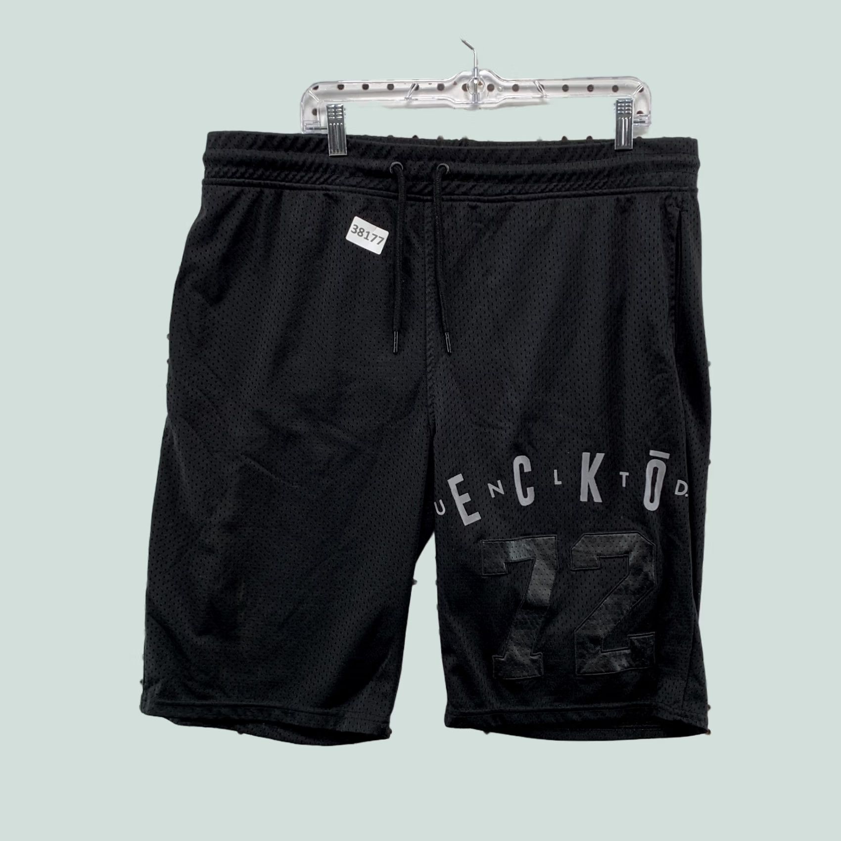 Vintage VINTAGE ECKO Active Shorts Men 2XL Black Rhino Spell Out Pockets 39x11 Y2K Size US 39 - 1 Thumbnail
