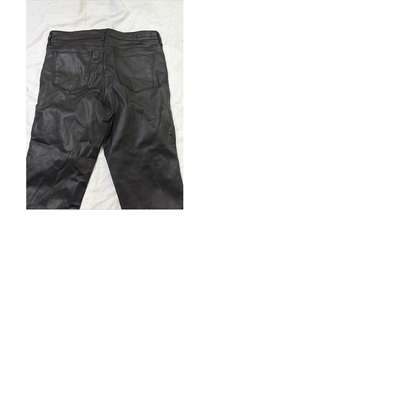 Sanctuary SOCIAL STANDARD by SANCTUARY Mid-Rise Ankle Skinny Coated Pants Black 12 Women Size 34" / US 12 / IT 48 - 11 Thumbnail