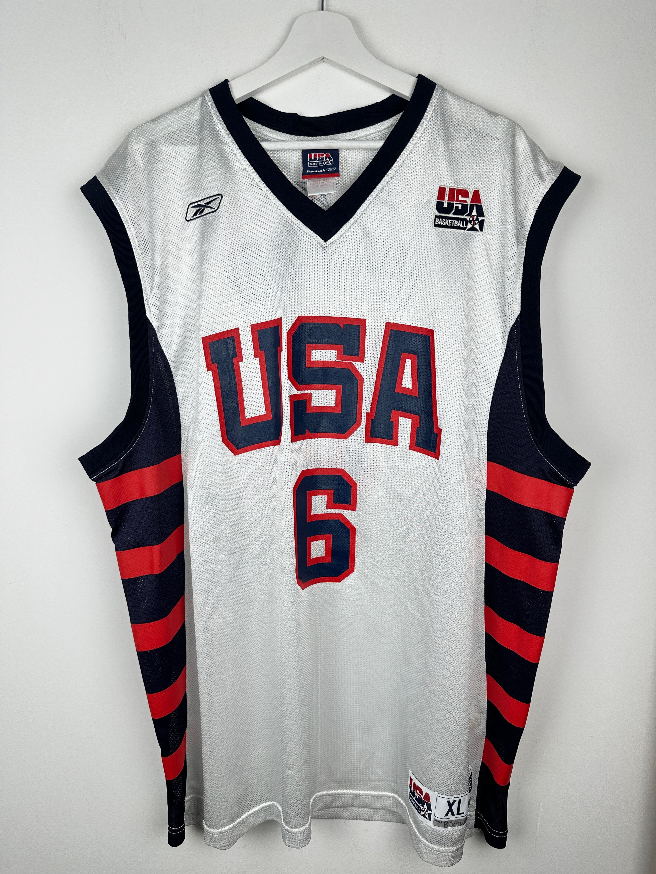 Reebok #6 McGrady USA Olympic Dream Team NBA Basketball Jersey Size US XL / EU 56 / 4 - 2 Thumbnail