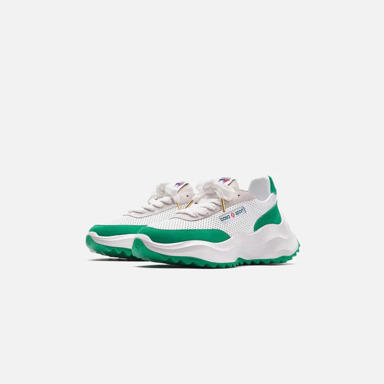 Casablanca o1mle0326 Atlantis Sneakers in White/Green Size US 12 / EU 45 - 2 Thumbnail