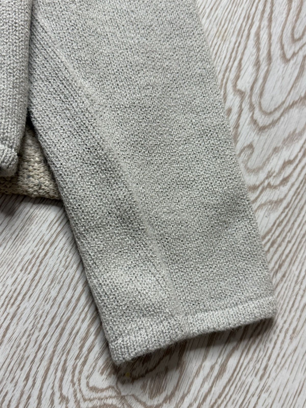 Annette Gortz Annette Gortz Gray Wool Knit 3/4 zip Hoodie size S Size S / US 4 / IT 40 - 6 Thumbnail
