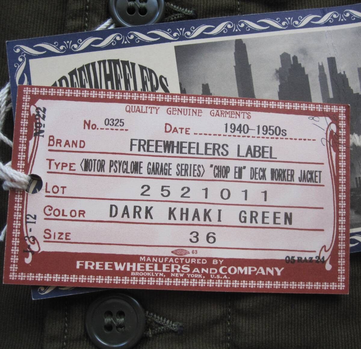 Freewheelers DECK WORKER JACKET “CHOP EM” size 36 Size US S / EU 44-46 / 1 - 3 Thumbnail