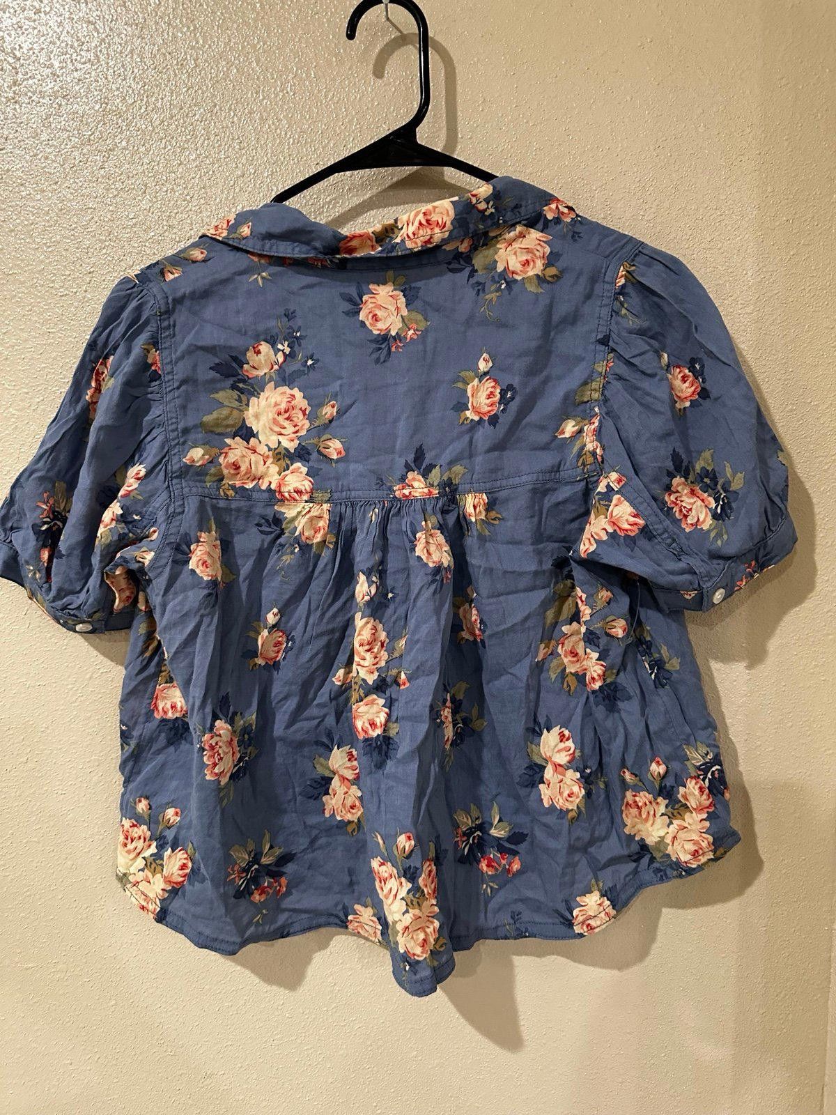American Eagle Outfitters american eagle floral button up Size S / US 4 / IT 40 - 2 Thumbnail