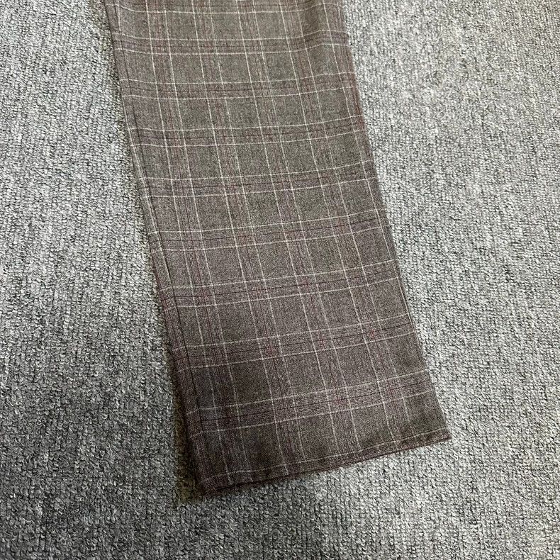 Loro Piana Loro Piana Prince plaid wool trousers casual trousers 2505 Size US 34 / EU 50 - 2 Thumbnail