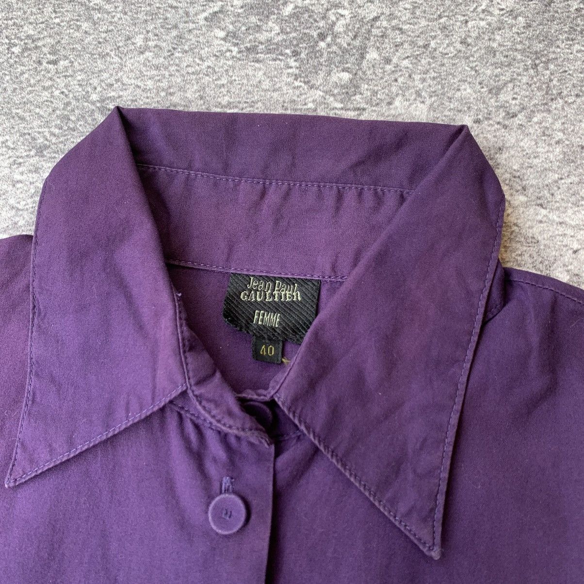 Jean Paul Gaultier Jean Paul Gaultier Embroidered Button Up Shirt Size M / US 6-8 / IT 42-44 - 7 Thumbnail