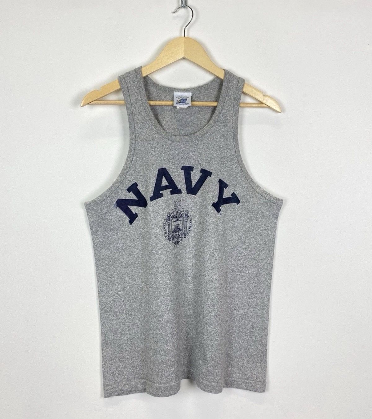 Other Vintage Navy Cotton Exchange Naval Academy Gift Shop Tank Size US M / EU 48-50 / 2 - 1 Thumbnail