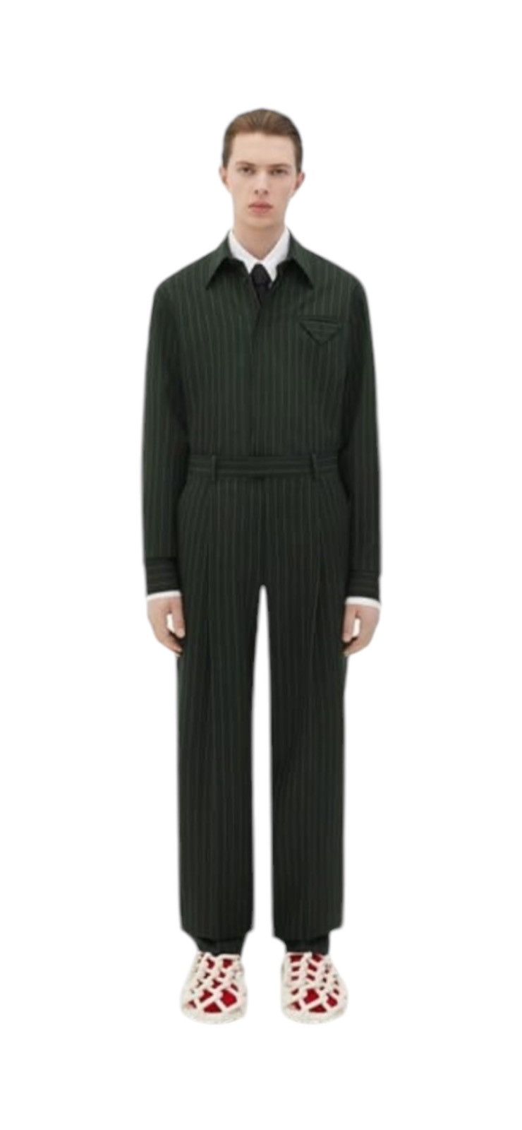 Bottega Veneta BOTTEGA VENETA PINSTRIPE SHIRT Size US L / EU 52-54 / 3 - 5 Thumbnail