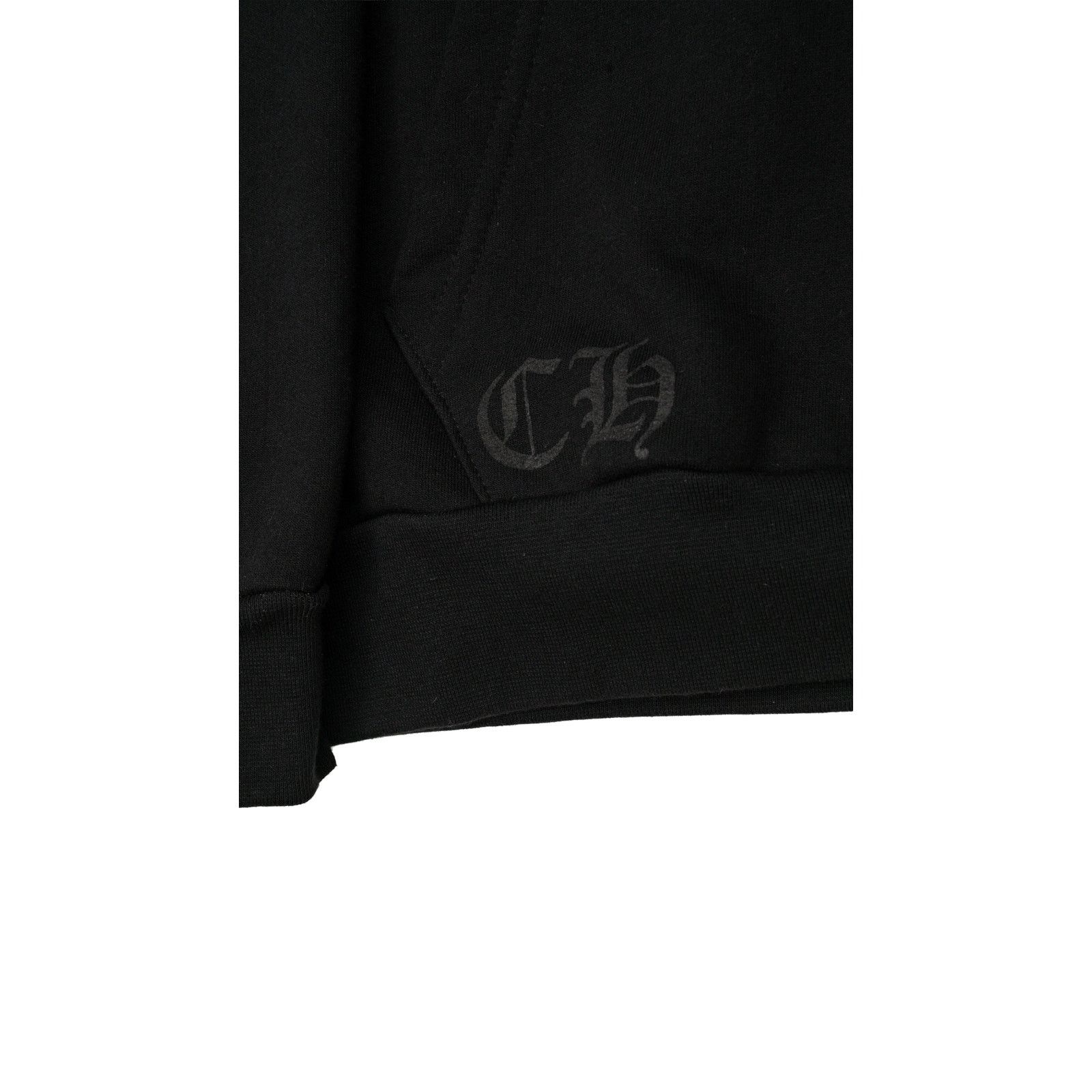 Chrome Hearts 1988 Online Exclusive Vertical Logo Hoodie 'Black' Size US M / EU 48-50 / 2 - 4 Thumbnail