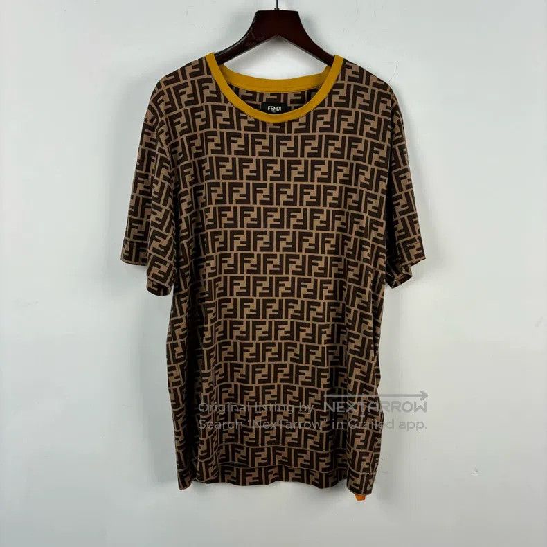 Fendi Fendi Monogrammed Knit Short Sleeve Size US XS / EU 42 / 0 - 1 Thumbnail