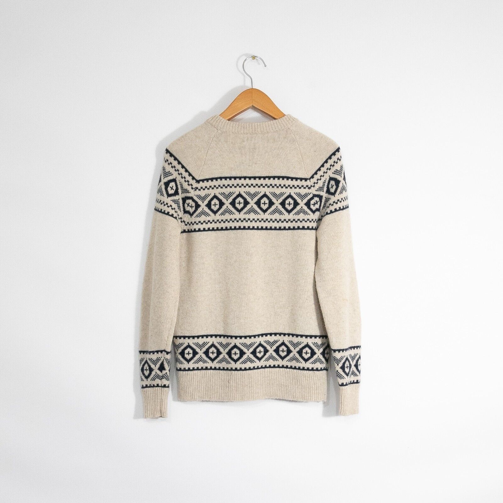 J.Crew J.Crew Fair Isle Wool Blend Sweater Mens Small - Distressed Size US S / EU 44-46 / 1 - 5 Thumbnail