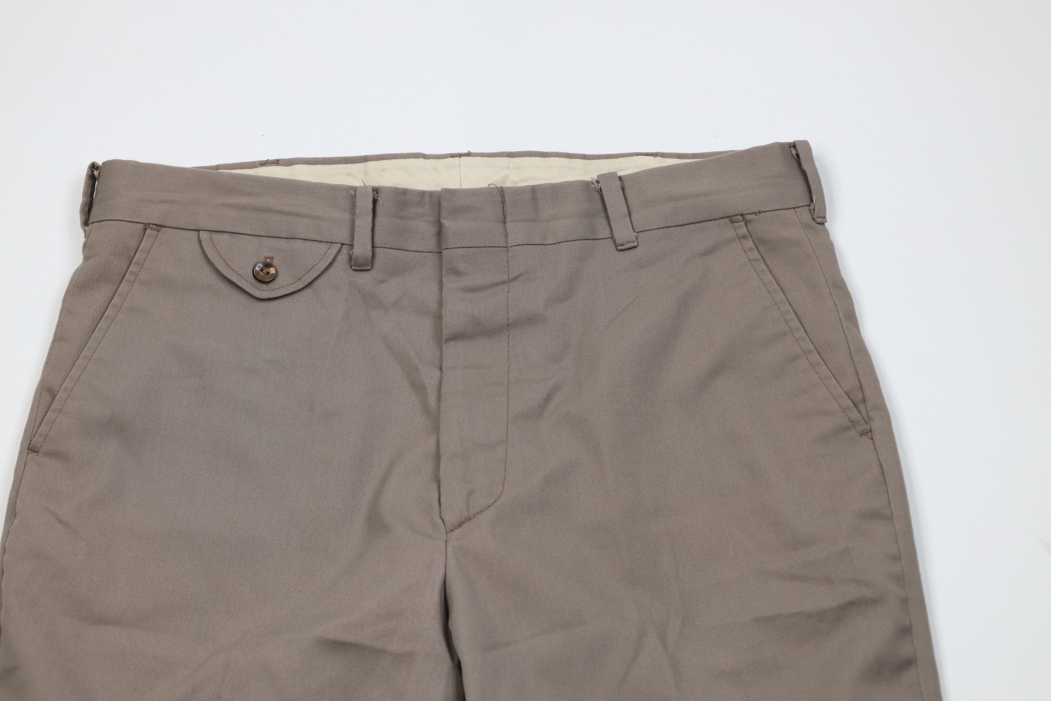 Vintage Vintage 70s Streetwear Blend Wide Leg Chino Pants USA Size US 34 / EU 50 - 2 Thumbnail