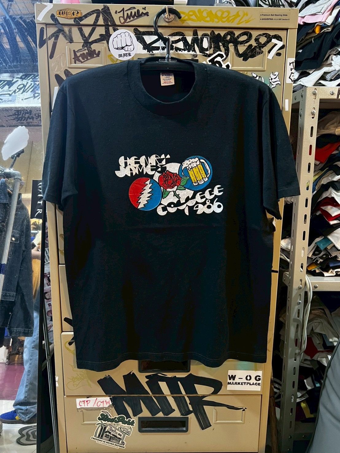 Band Tees Henry James Grateful vintage tee 1986’s Size US L / EU 52-54 / 3 - 1 Thumbnail
