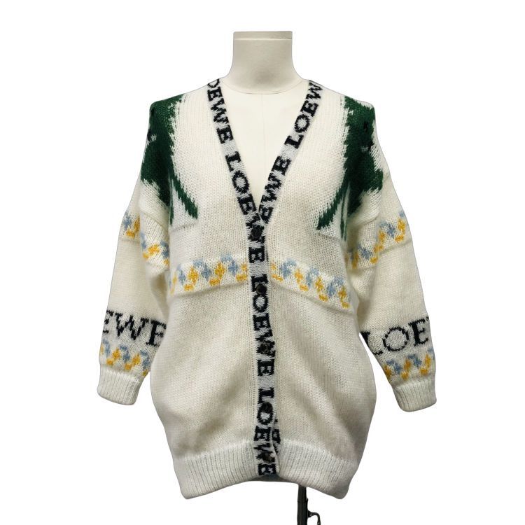 Loewe Loewe Deer Pattern Mohair Cardigan Size XS Size XS / US 0-2 / IT 36-38 - 1 Thumbnail