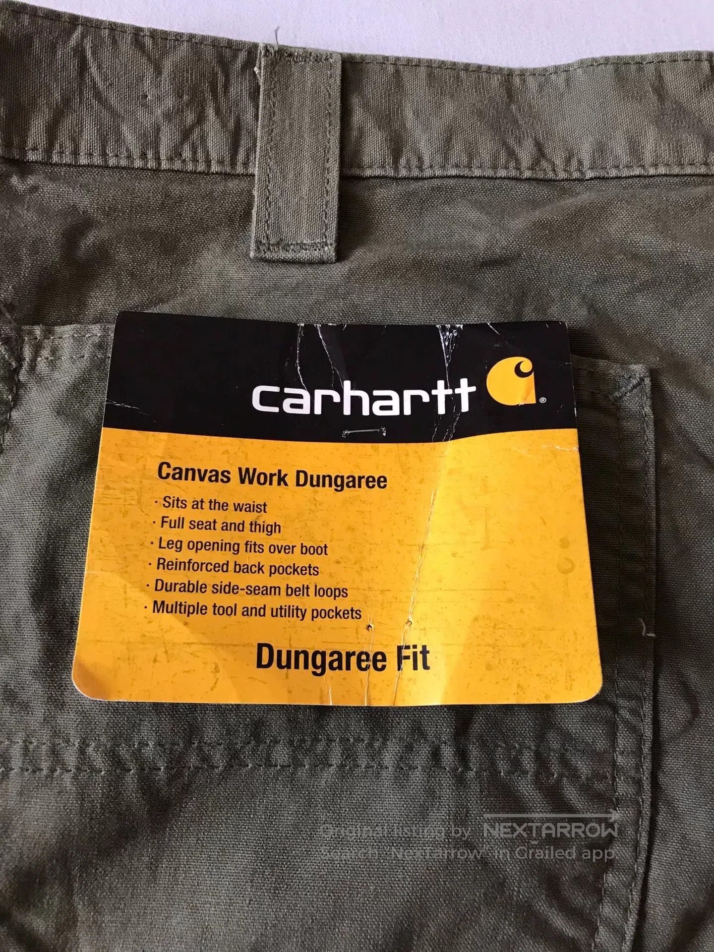 Carhartt Carhartt B151 ARG Canvas Work Pants. Size US 36 / EU 52 - 8 Thumbnail