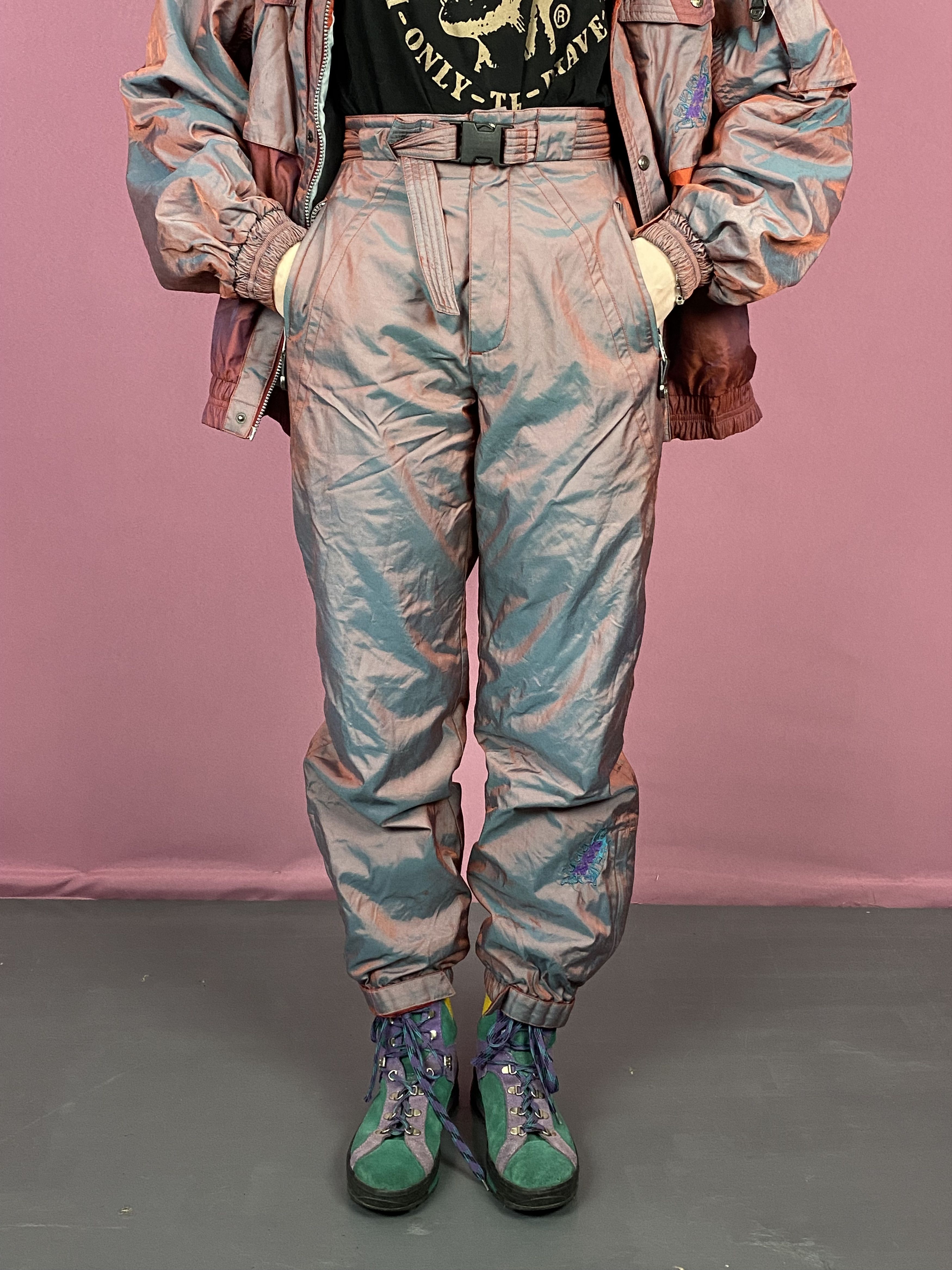 Vintage 90s Vintage Women's Ski Suit Set - 42 Jacket & Pants Size M / US 6-8 / IT 42-44 - 5 Thumbnail