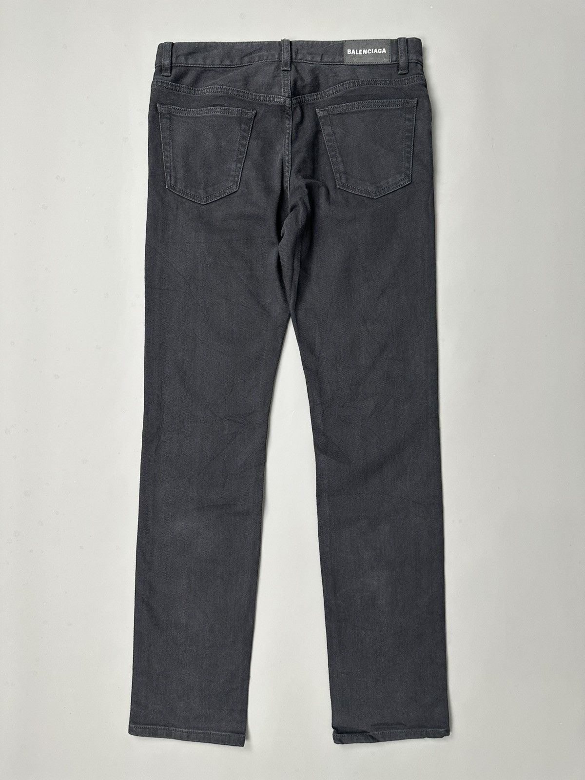 Balenciaga Balenciaga - Demna 2019 Straight Cut Jeans in Black Size US 30 / EU 46 - 3 Thumbnail