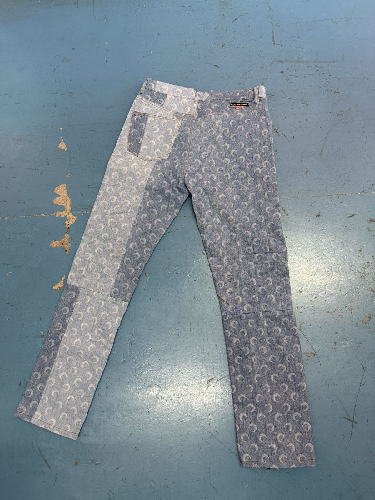 Marine Serre MARINE SERRE LIGHT DENIM JEANS Size US 32 / EU 48 - 2 Thumbnail