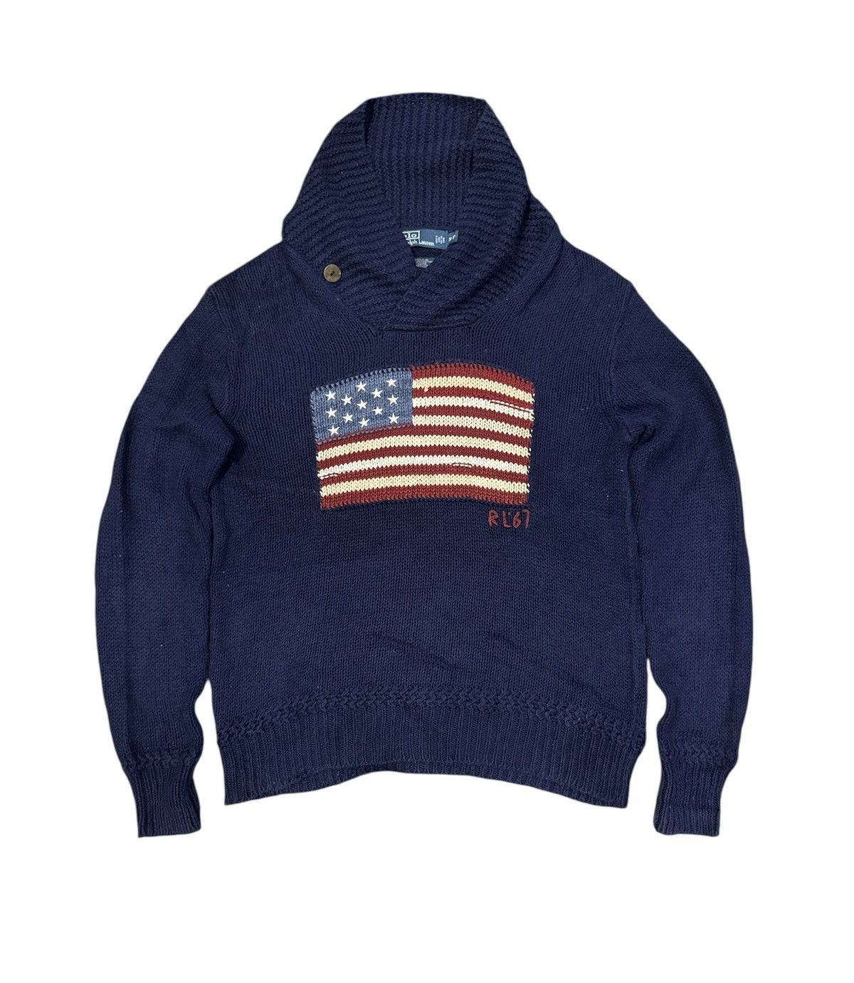 Polo Ralph Lauren Vintage Polo Ralph Lauren American Flag Size US S / EU 44-46 / 1 - 2 Thumbnail