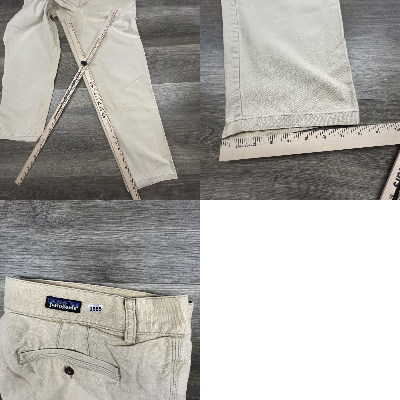 Patagonia VINTAGE Patagonia Pants Mens 38x33 Beige Cotton Khaki Relaxed Hiking STY 55513 Size US 38 / EU 54 - 8 Thumbnail