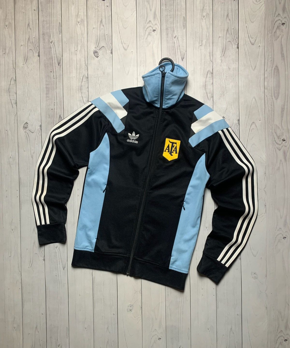 Vintage adidas Argentina soccer track jacket size S rare