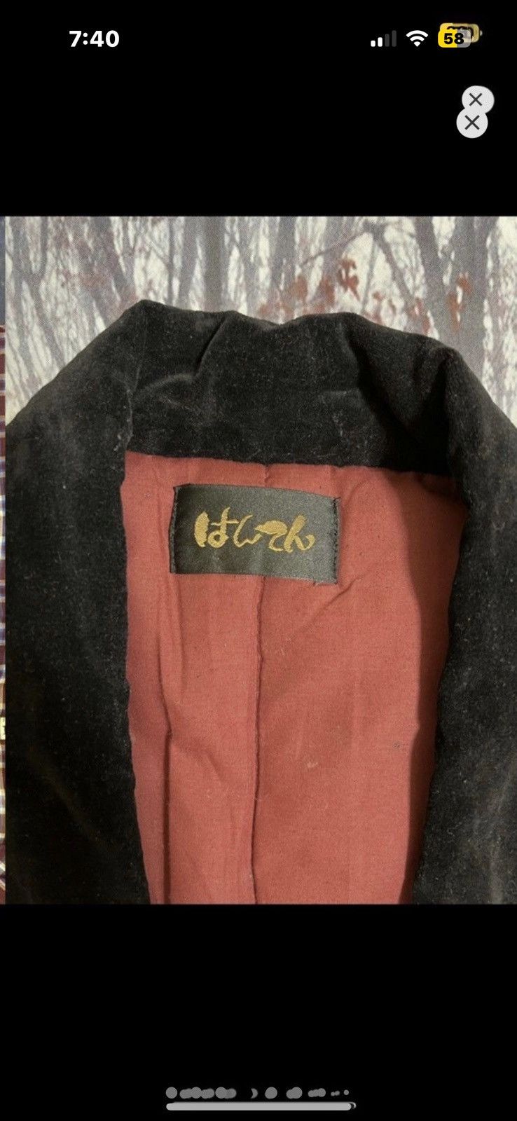 Vintage ***FINAL DROP***RARE 00s PLAID CHECKER DOWN KIMONO L Size US L / EU 52-54 / 3 - 4 Thumbnail