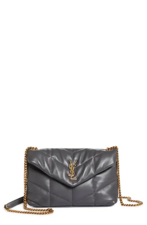 Saint Laurent Paris o1b1hav110225 Size: OS / Puffer Toy Leather Bag Storm Gray Size ONE SIZE - 2 Thumbnail