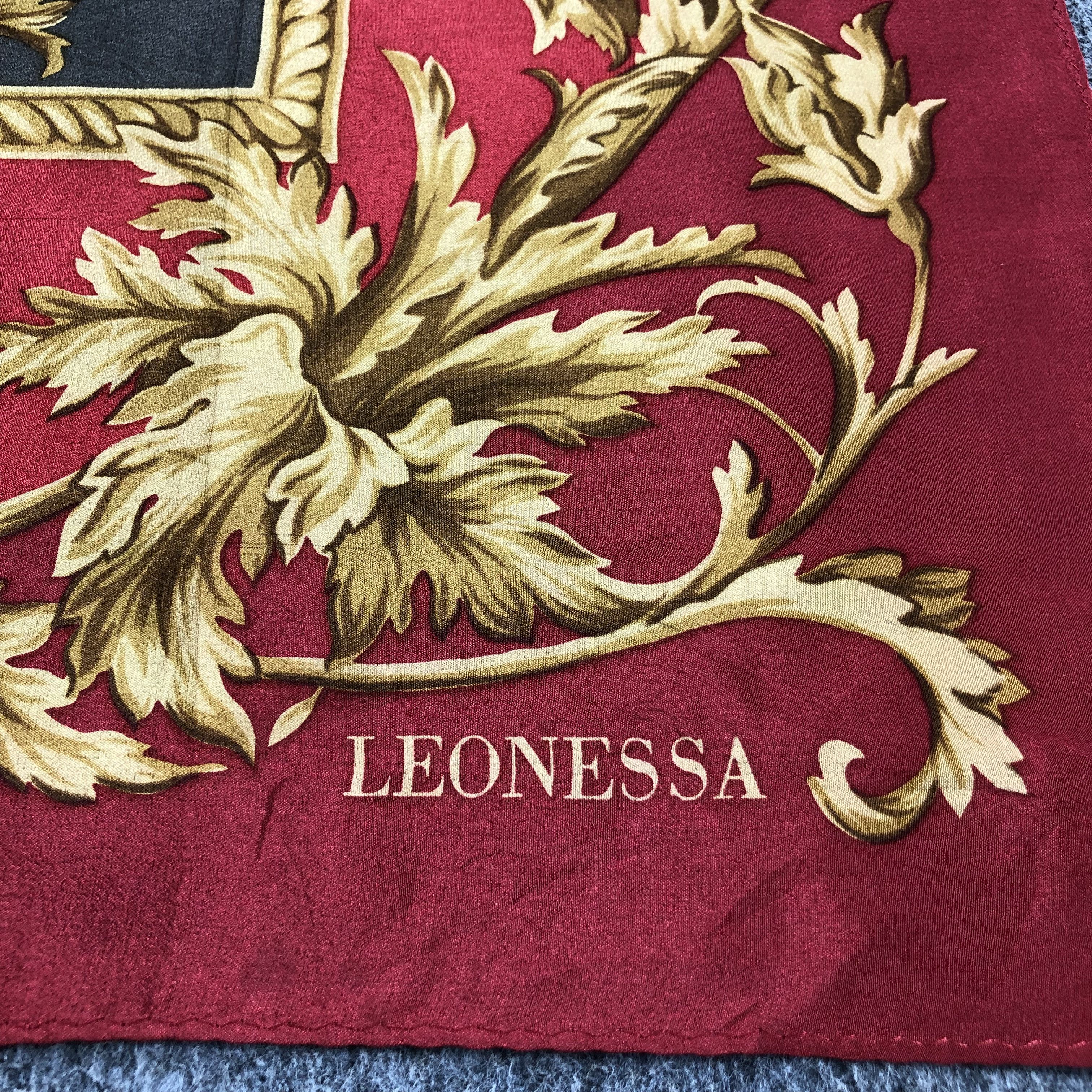 Vintage Leonessa Luxury Baroque Silk Scarf M880 Size ONE SIZE - 3 Thumbnail