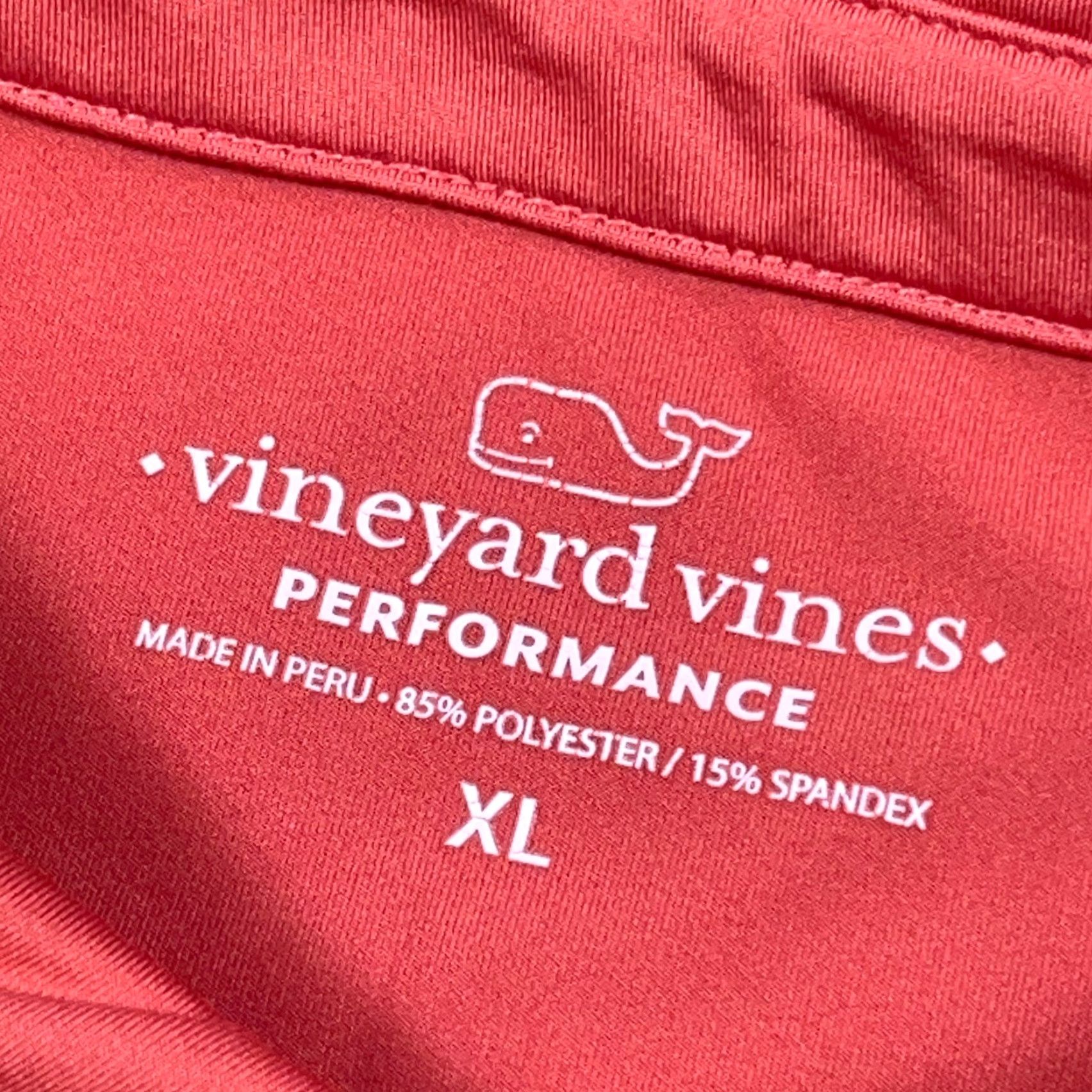 Vineyard Vines VINEYARD VINES Polo Shirt Men XL Pink Performance Solid Wicking Salmon Golf Polo Size US XL / EU 56 / 4 - 3 Thumbnail