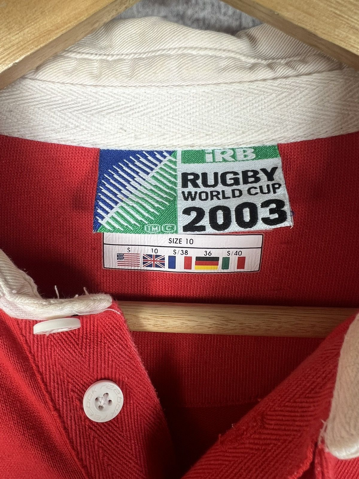 Reebok Vintage Reebok WRU Wales Rugby Union 2003 World Cup Jersey Size US S / EU 44-46 / 1 - 5 Thumbnail