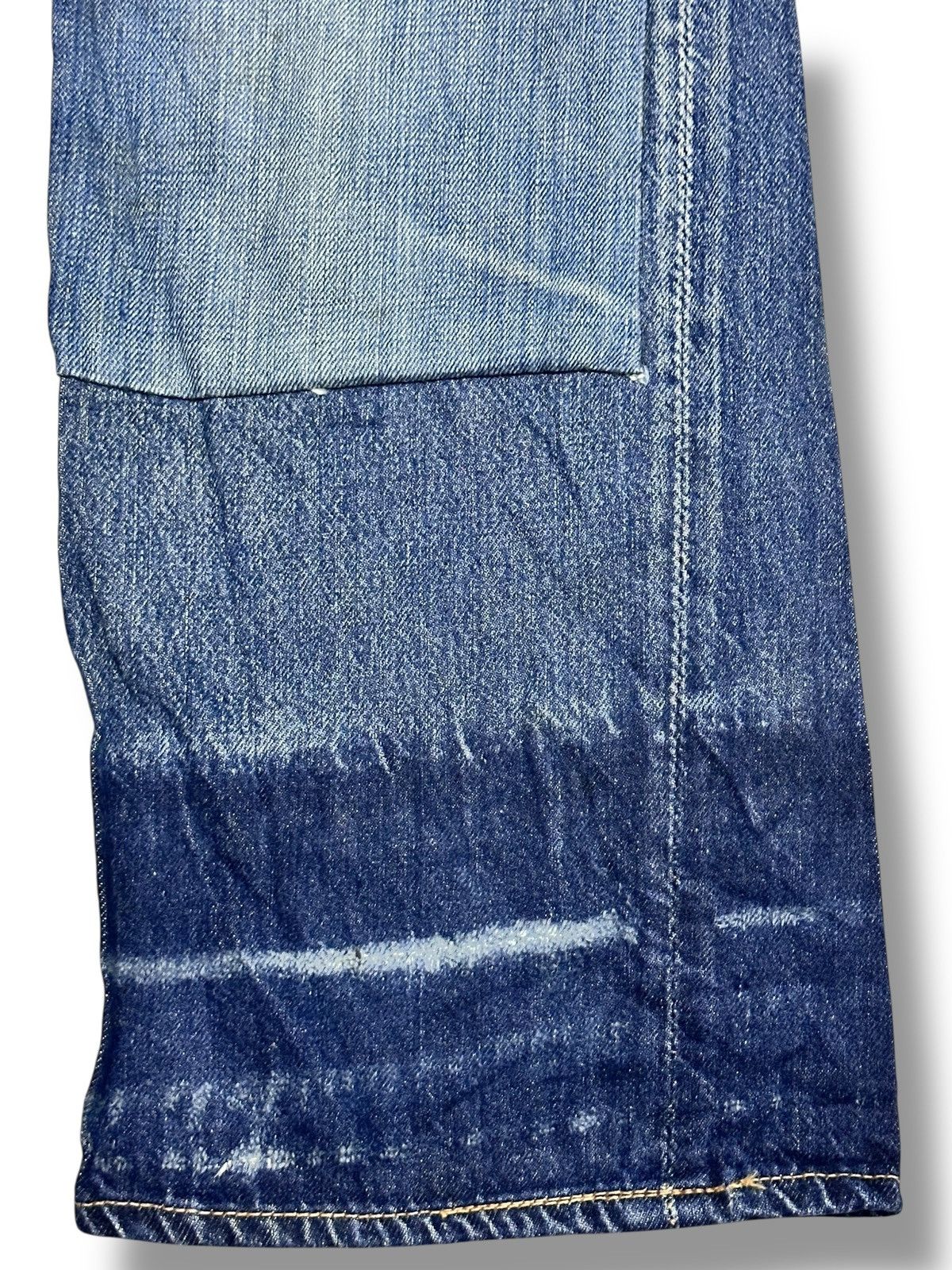 Edwin Edwin Vintage Patches Knee Wideleg Style Faded Wash Size US 30 / EU 46 - 10 Thumbnail