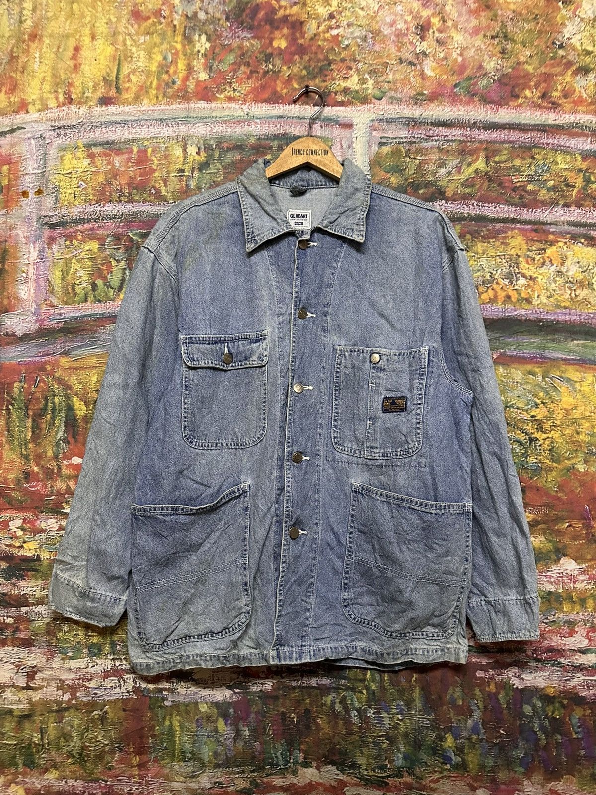Japanese Brand Vintage GL HEART Denim Jacket Size US M / EU 48-50 / 2 - 1 Thumbnail