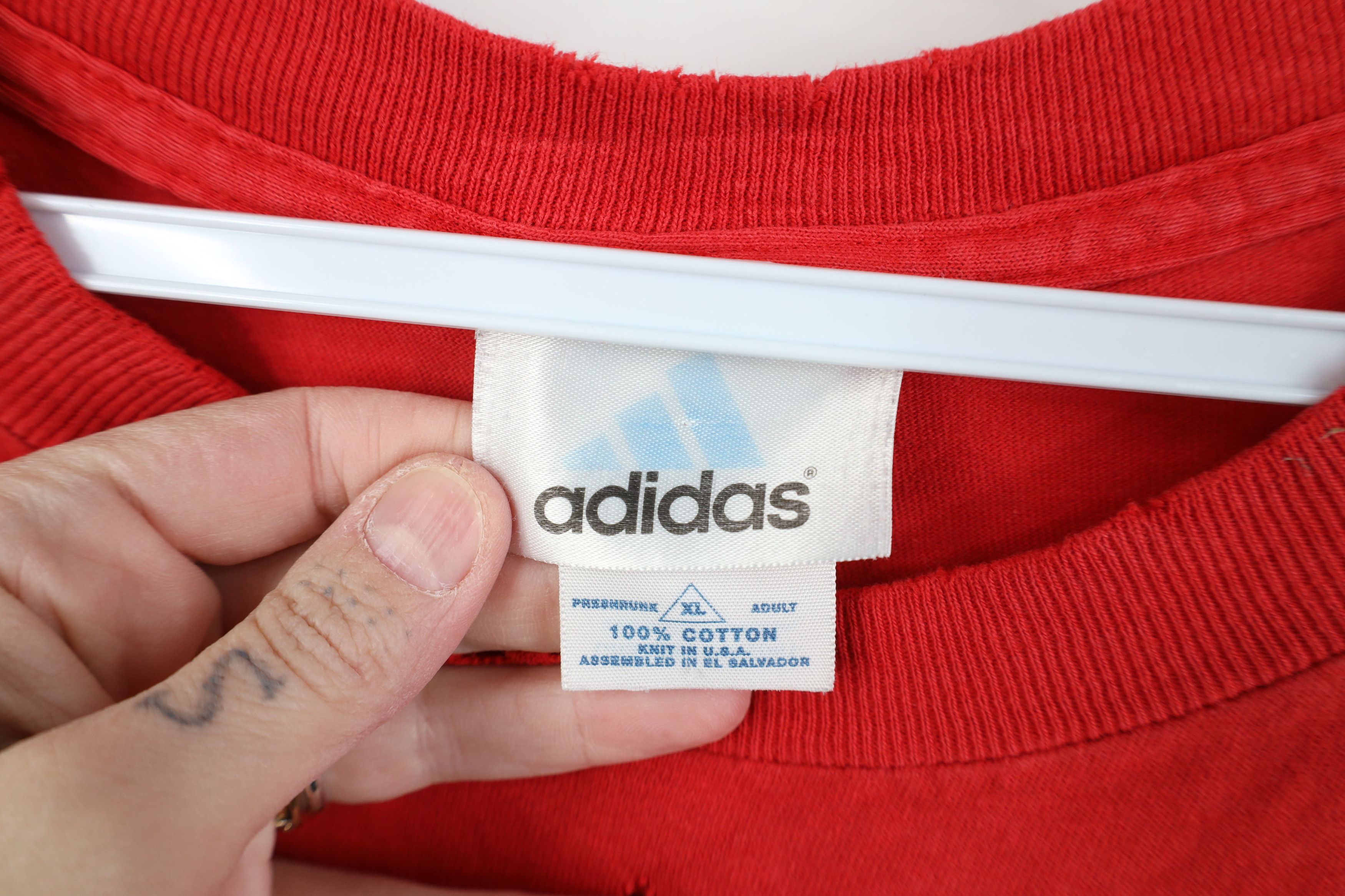 Adidas Vintage Y2K 2004 Adidas Boston Red Sox Baseball T-Shirt Size US XL / EU 56 / 4 - 6 Thumbnail