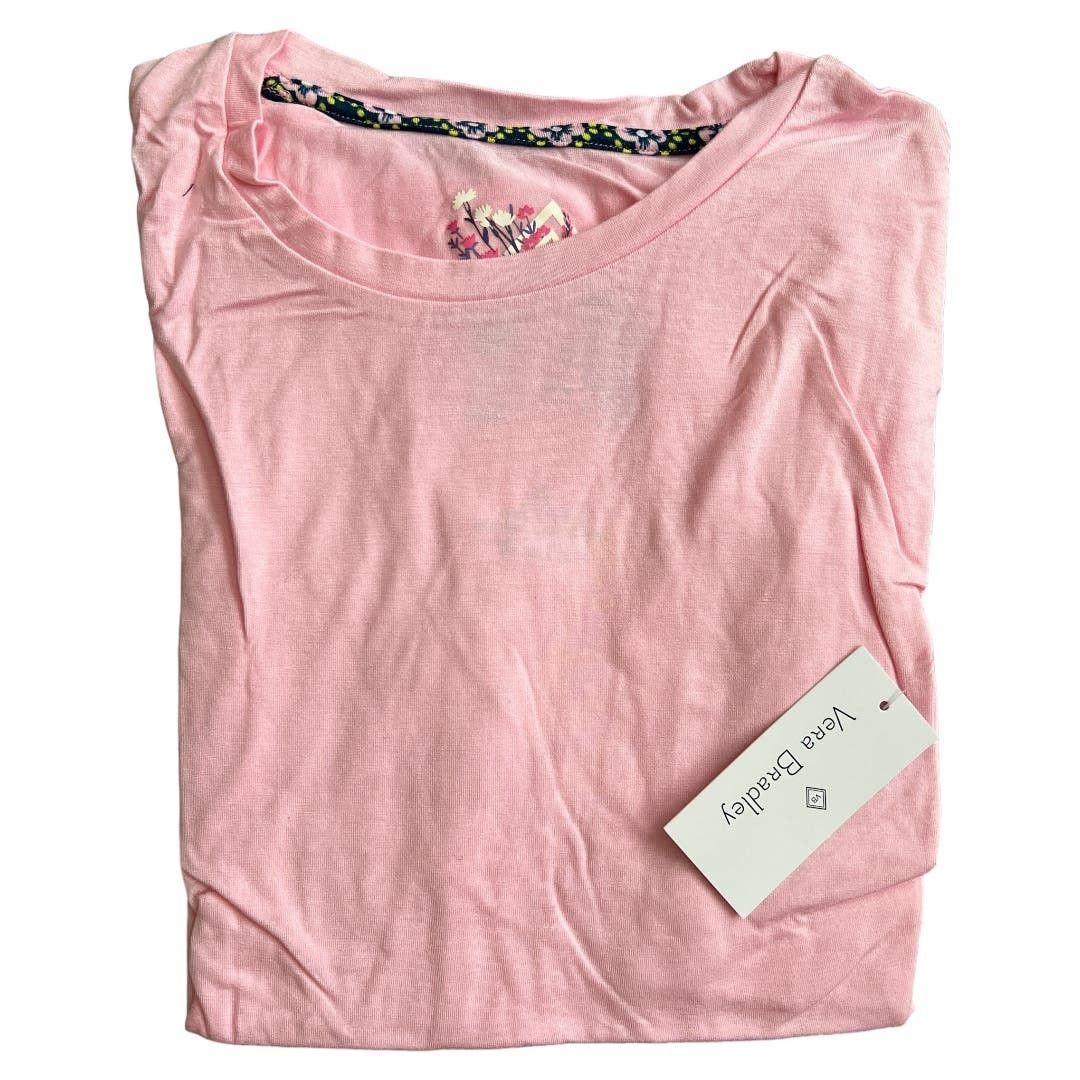 Vera Bradley VERA BRADLEY Pink Lady Cadence Essential Tee w/ Tags, Small Size S / US 4 / IT 40 - 3 Thumbnail