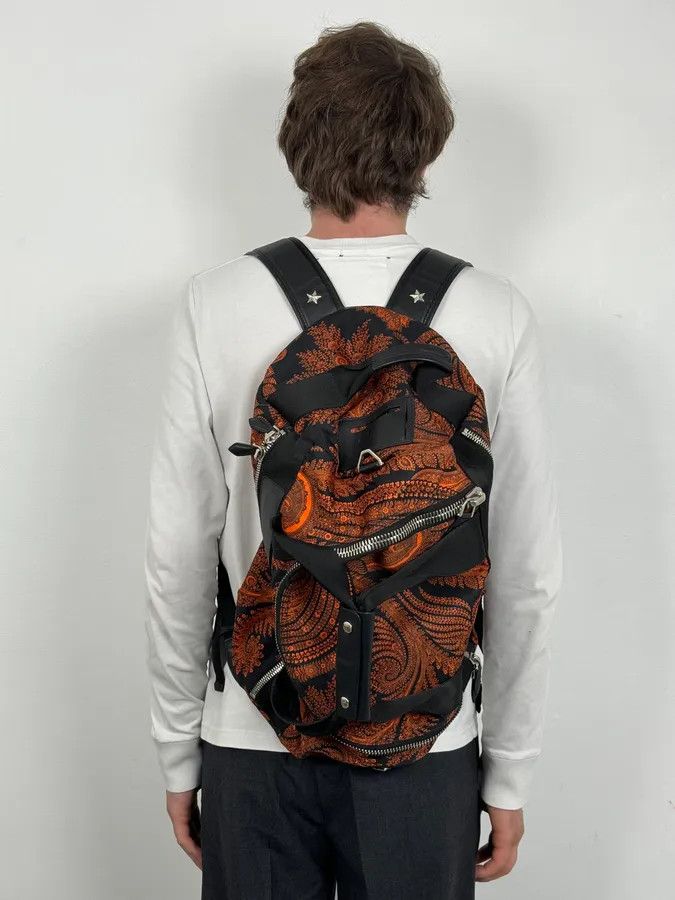 Givenchy Givenchy Black Presley Orange Handle Backpack by Riccardo Tisci Size ONE SIZE - 1 Thumbnail