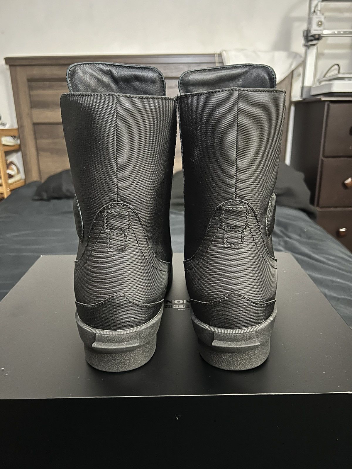 1199 Bazo 1199 x Cannone Mickey Boot Pour Homme (Nylon Noir) Size US 8.5 / EU 41-42 - 4 Thumbnail