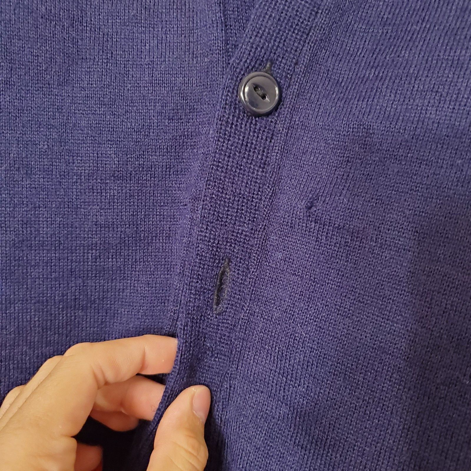 Vintage Vintage 1966 Cardigan collegiate knit sweater blue size M Size US M / EU 48-50 / 2 - 6 Thumbnail