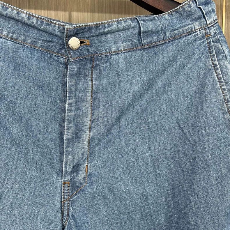 Prada Prada Triangle denim shorts 2504-Nextarrow Size US 32 / EU 48 - 3 Thumbnail