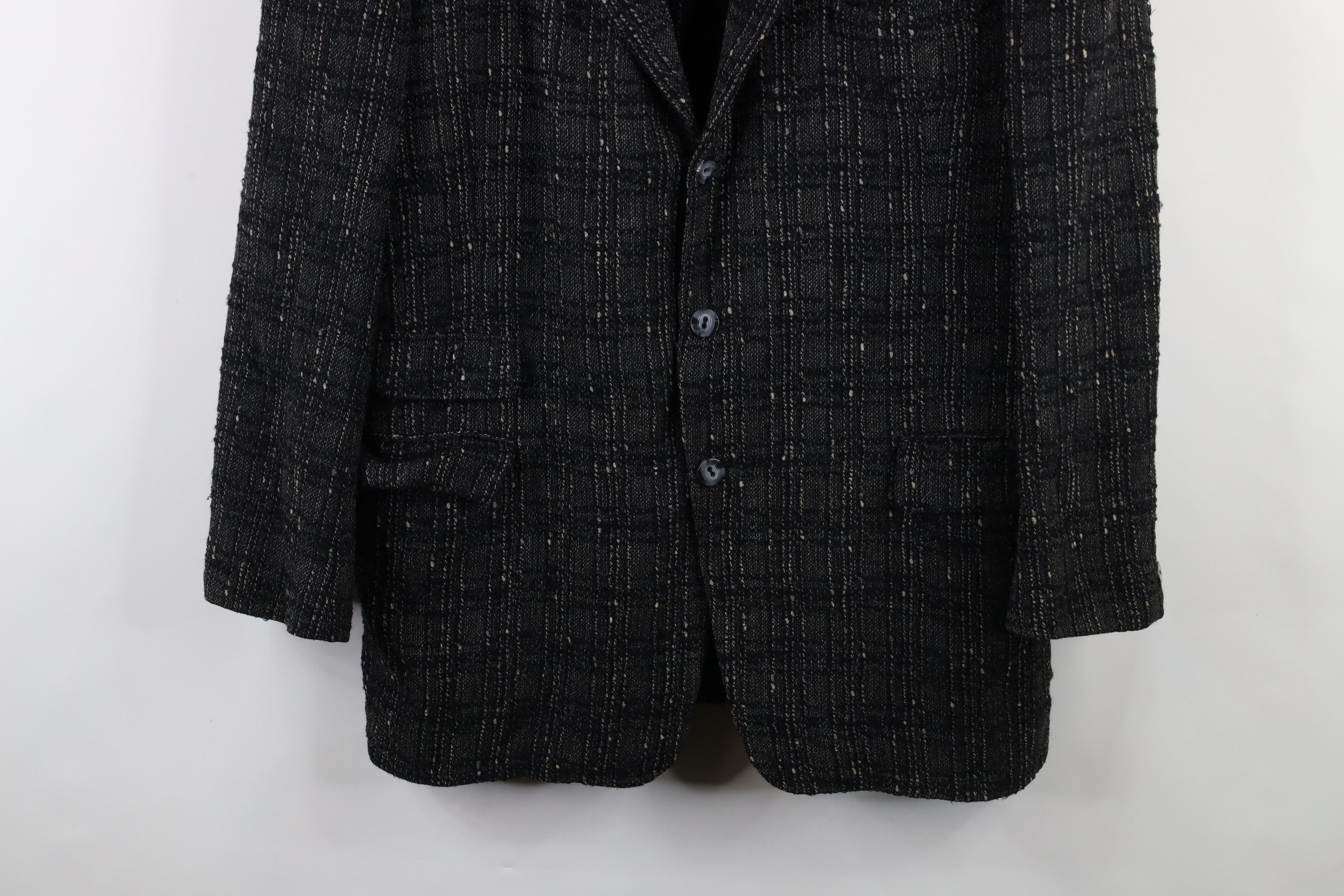 Vintage Vintage 60s Rockabilly Fleck Wool Tweed Blazer Jacket USA Size US L / EU 52-54 / 3 - 3 Thumbnail