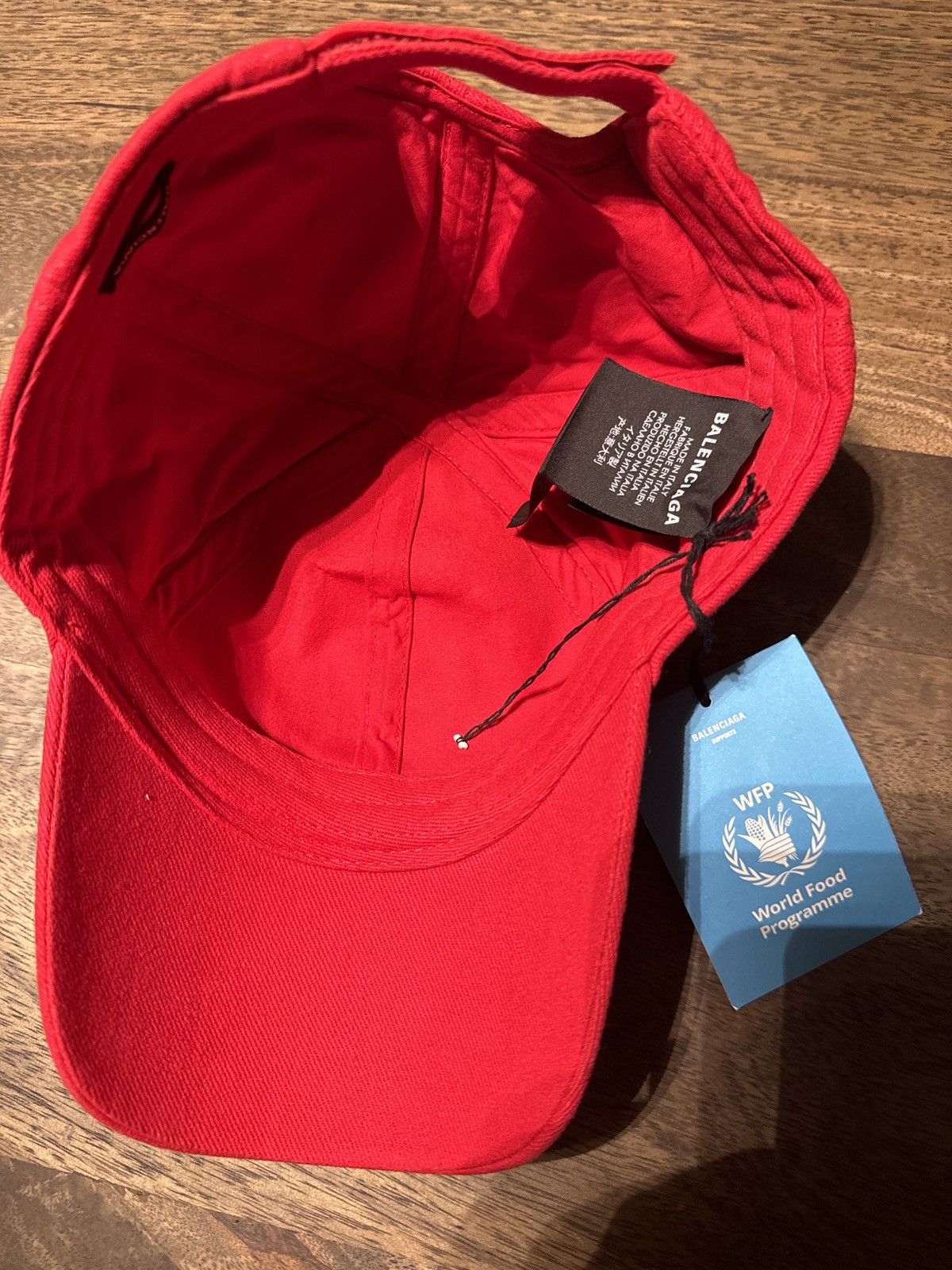 Balenciaga Balenciaga WFP World Food Program Logo Cap Hat | Grailed