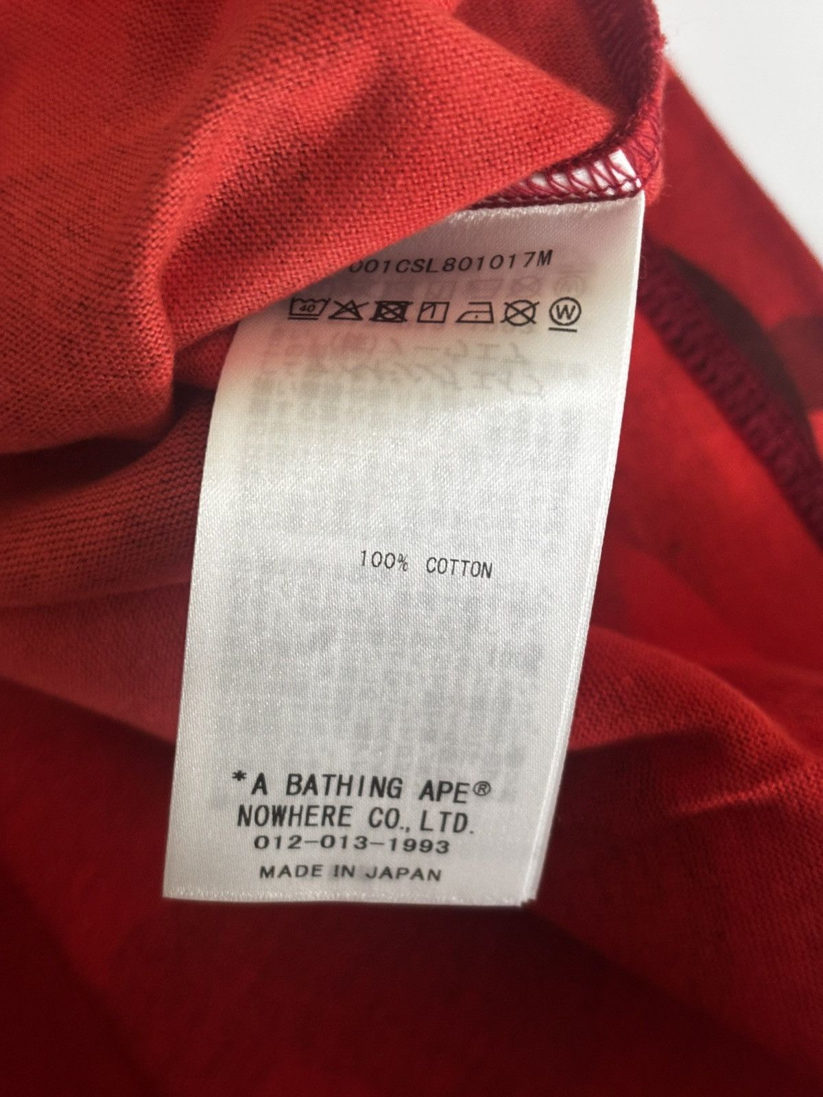 Bape Authentic color camo shark tee t shirt L new red Size US L / EU 52-54 / 3 - 5 Thumbnail