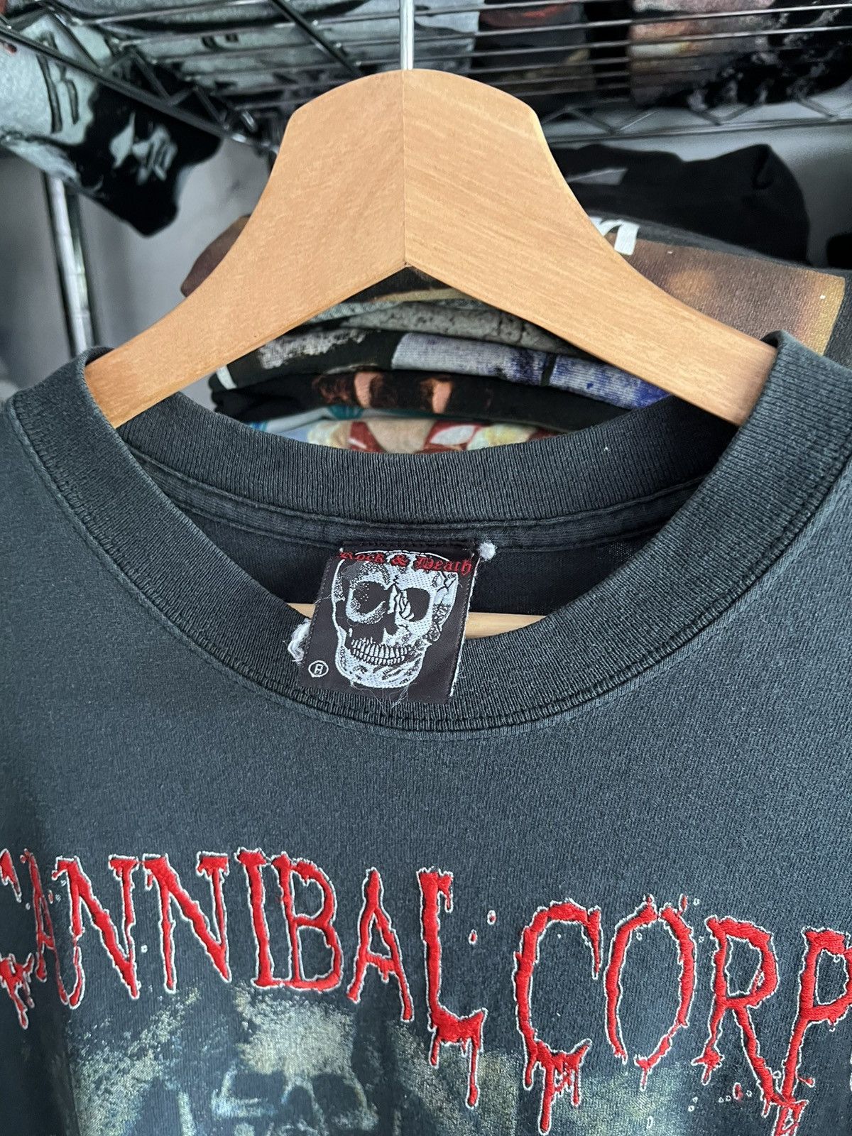 Band Tees 2004 Cannibal Corpse The Wretched Spawn Embroidered Metal Size US XL / EU 56 / 4 - 5 Thumbnail