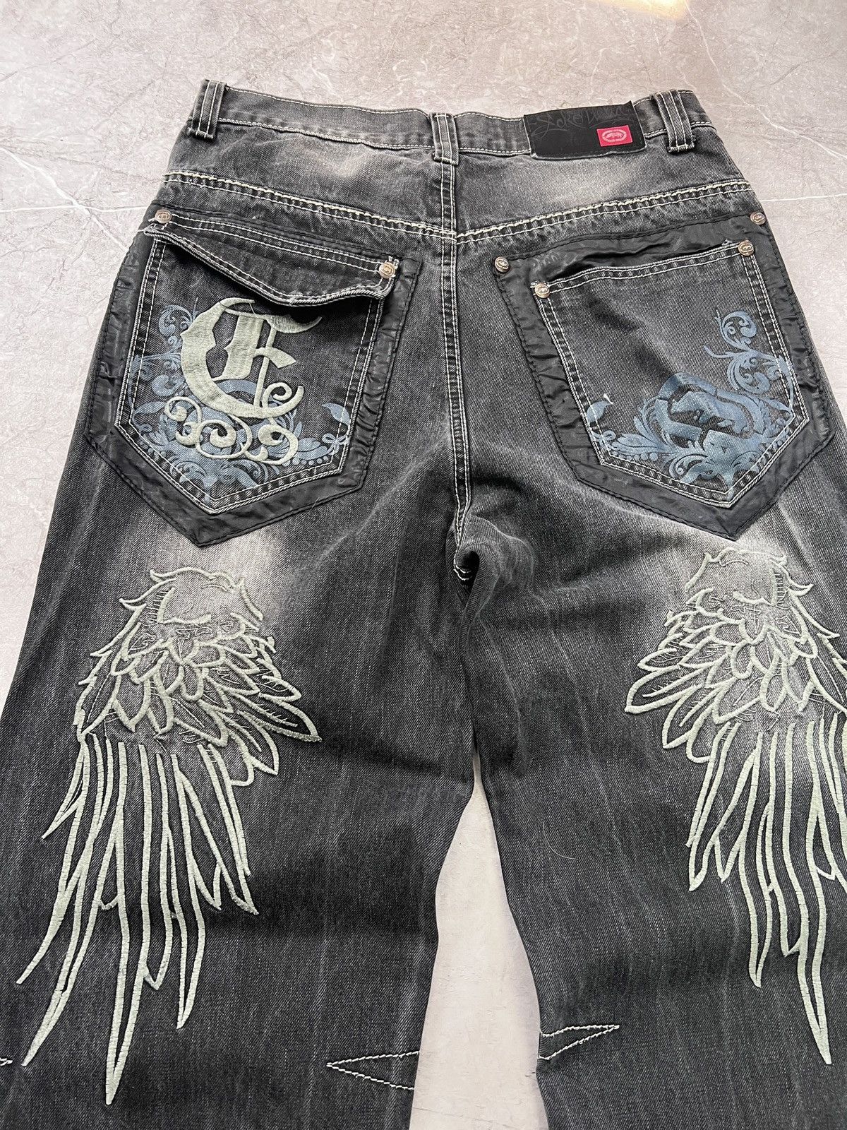 Ecko Unltd. Ecko unlimited cargo skater sk8 rare pants jeans y2k Size US 34 / EU 50 - 4 Thumbnail