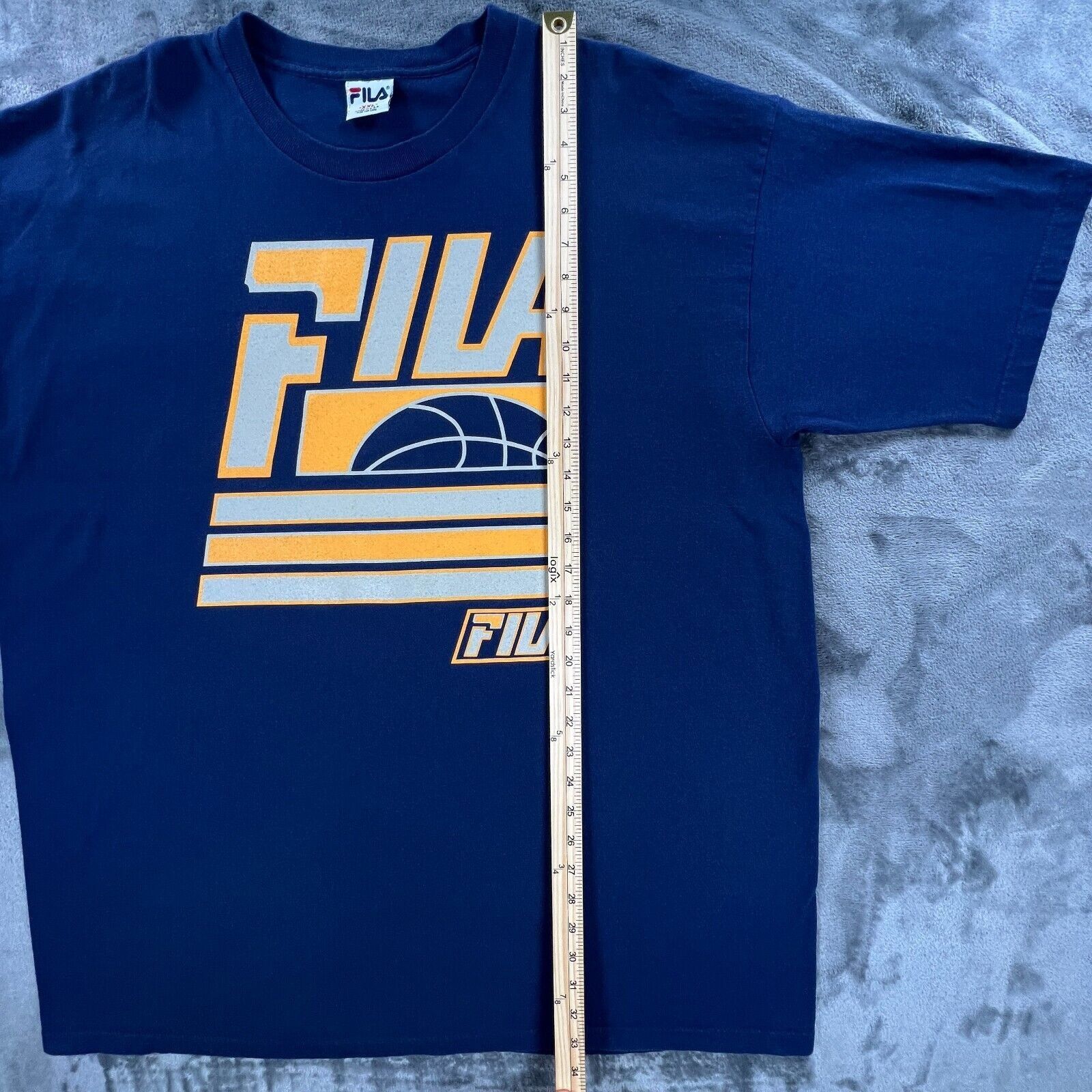 Fila FILA Basketball T Shirt Men 2XL Vintage 90's Made in USA Hip Size US XXL / EU 58 / 5 - 5 Thumbnail