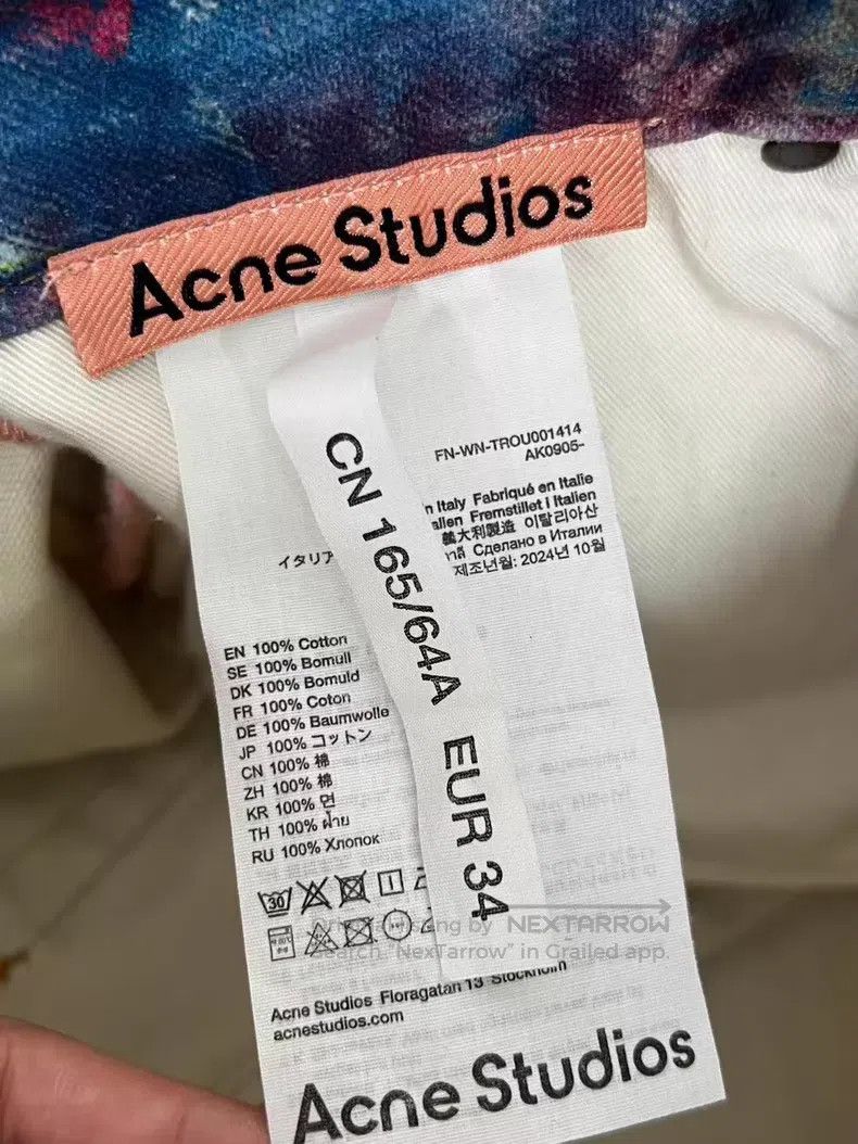 Acne Studios Acne Studios Wide Leg Graffiti Denim Pants Size 42" / US 20 - 3 Thumbnail