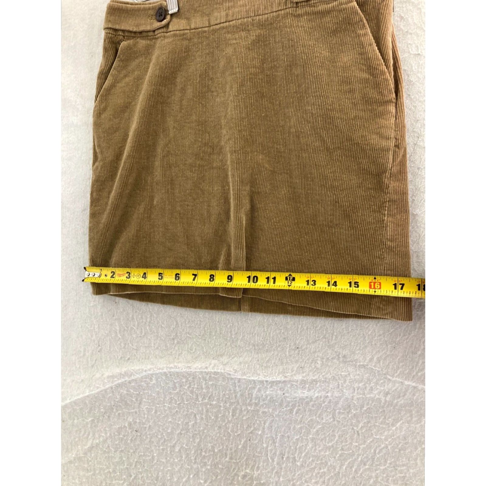 Banana Republic Banana Republic Womens A Line Skirt Mid Waist Corduroy Stretch 2 Size 26" / US 2 / IT 38 - 3 Thumbnail