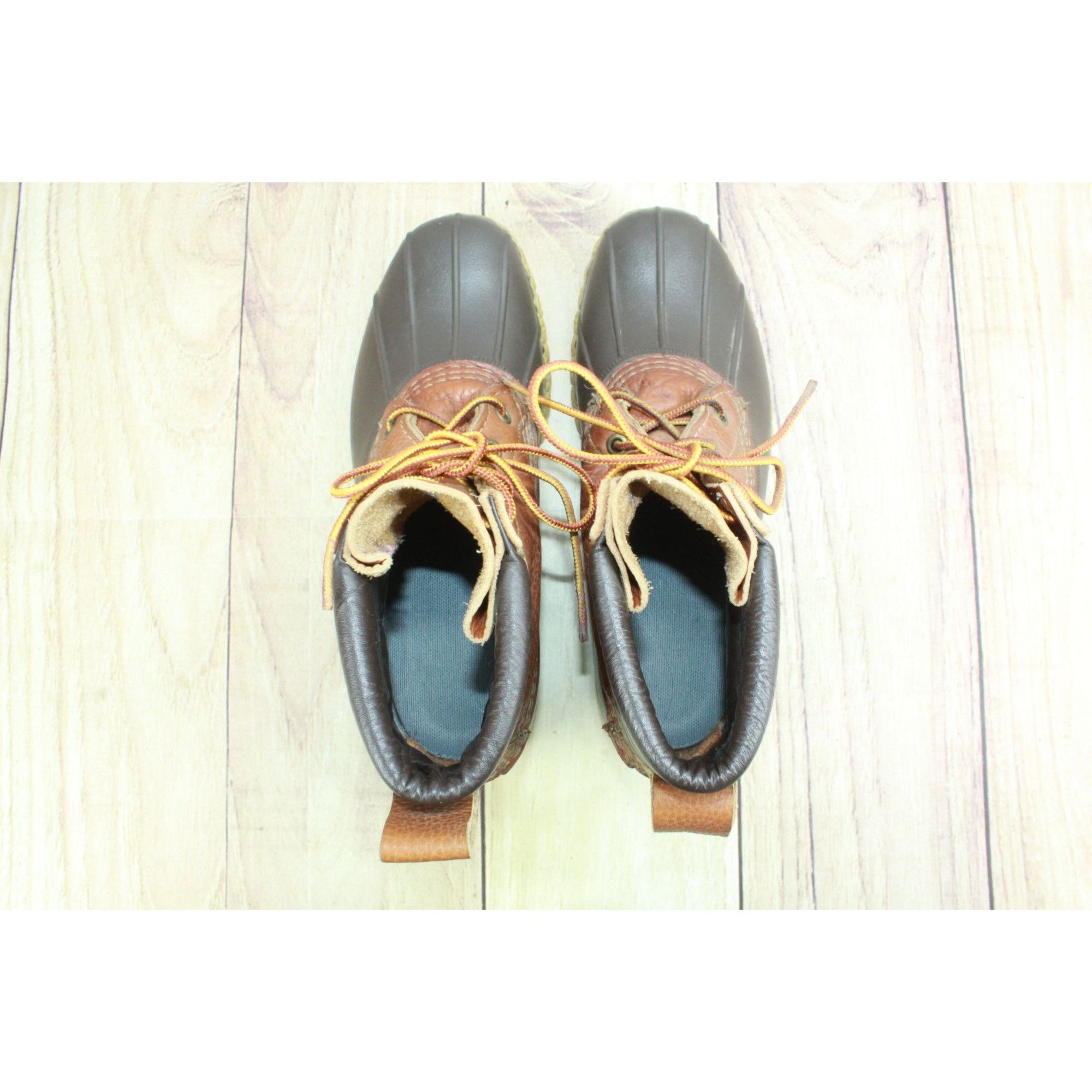L.L. Bean LL Bean Brown Leather Waterproof Duck Boots Women's Size 9 Size US 9 / IT 39 - 7 Thumbnail