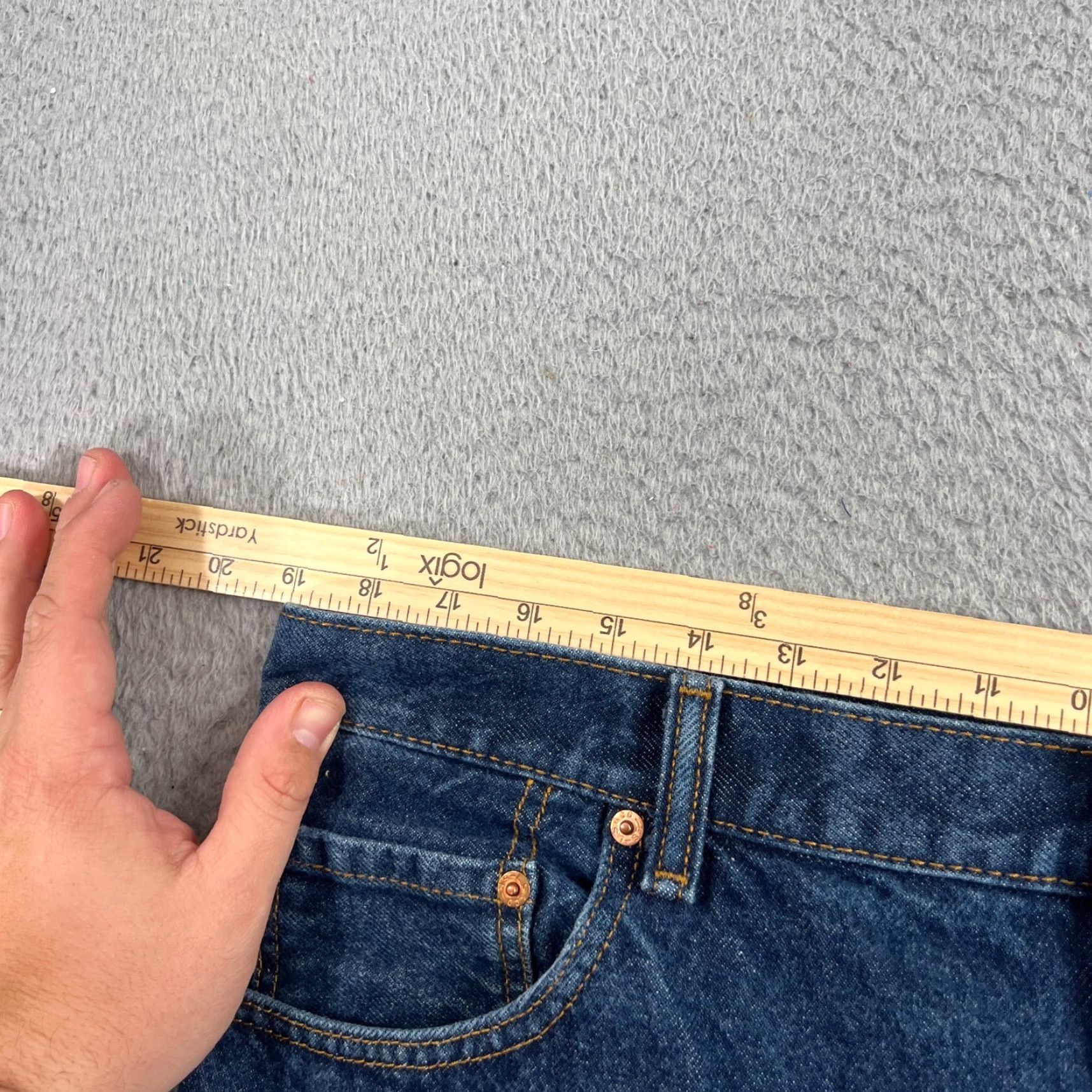 Levi's VINTAGE Levi's 517 Jeans Men 38x34 Bootcut Cotton Denim Pants Dark Wash Size US 38 / EU 54 - 5 Thumbnail